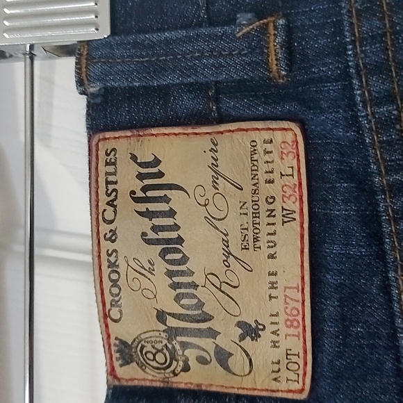 Crooks & Castles men's jeans The Monolithic Royal Empire - Picture 5 of 5